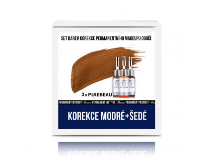 907 korekce sede a modre oboci set barev pmu purebeau
