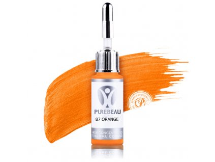 Purebeau Orange barva na permanentni makup oboci 1