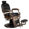 Holičské barber křeslo Gabbiano Ernesto Old černé