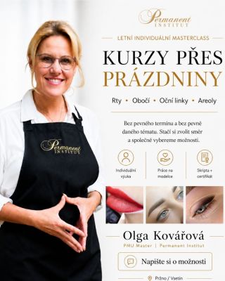 Letní Masterclass s Olgou Kovářovou Téma ani termín nejsou pevně dané. Kurz připravíme individuálně podle toho, v čem se...