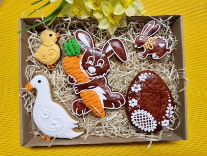 Velikonoční sada - zajíček mrkváček