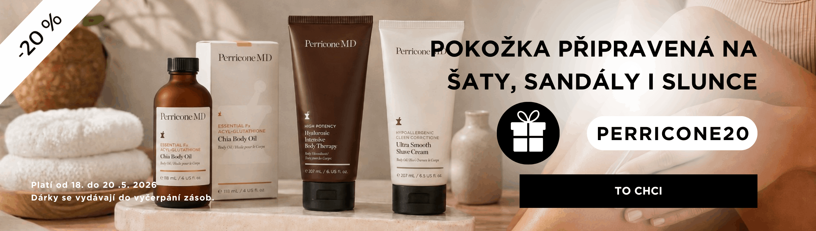 Akce -20 % a dárek