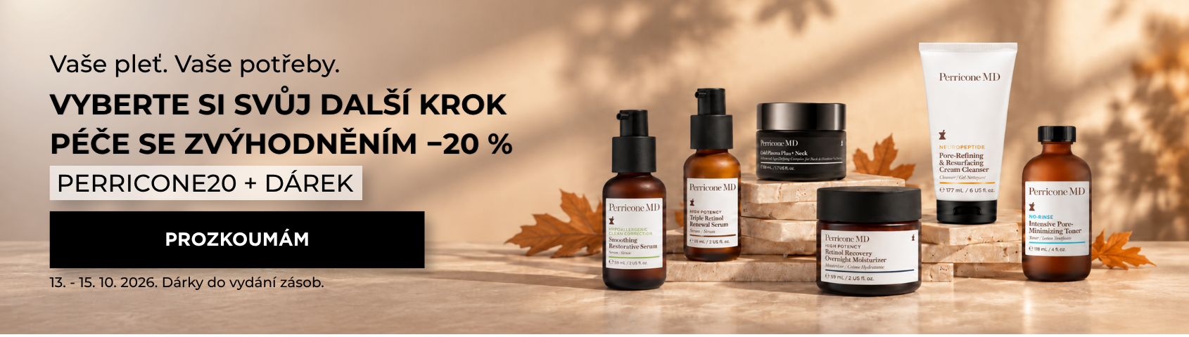 Akce -20 % na vaši oblíbenou kosmetiku