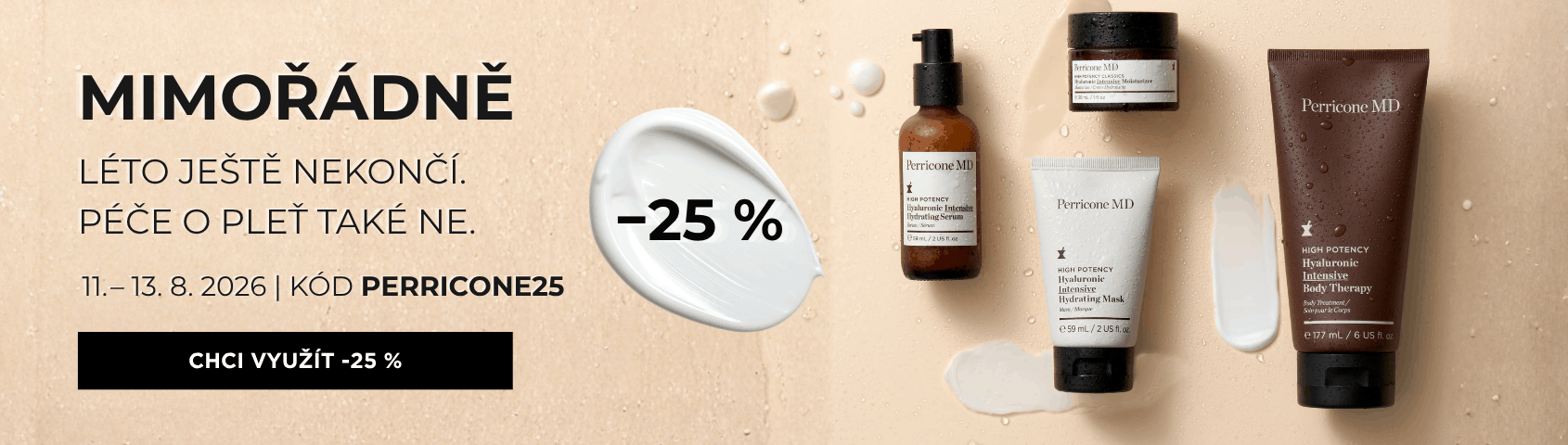 AKce -25 % slevy perricone MD