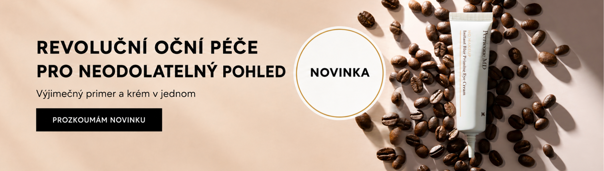 No Makeup Hydratační oční krém proti vráskám a tmavým kruhům vhodný pod make-up
