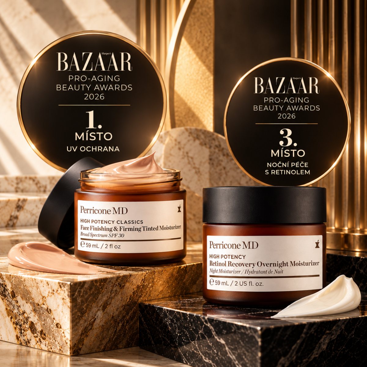 Perricone MD a dvě ocenění Harper’s Bazaar Pro-Aging Beauty Awards 2026