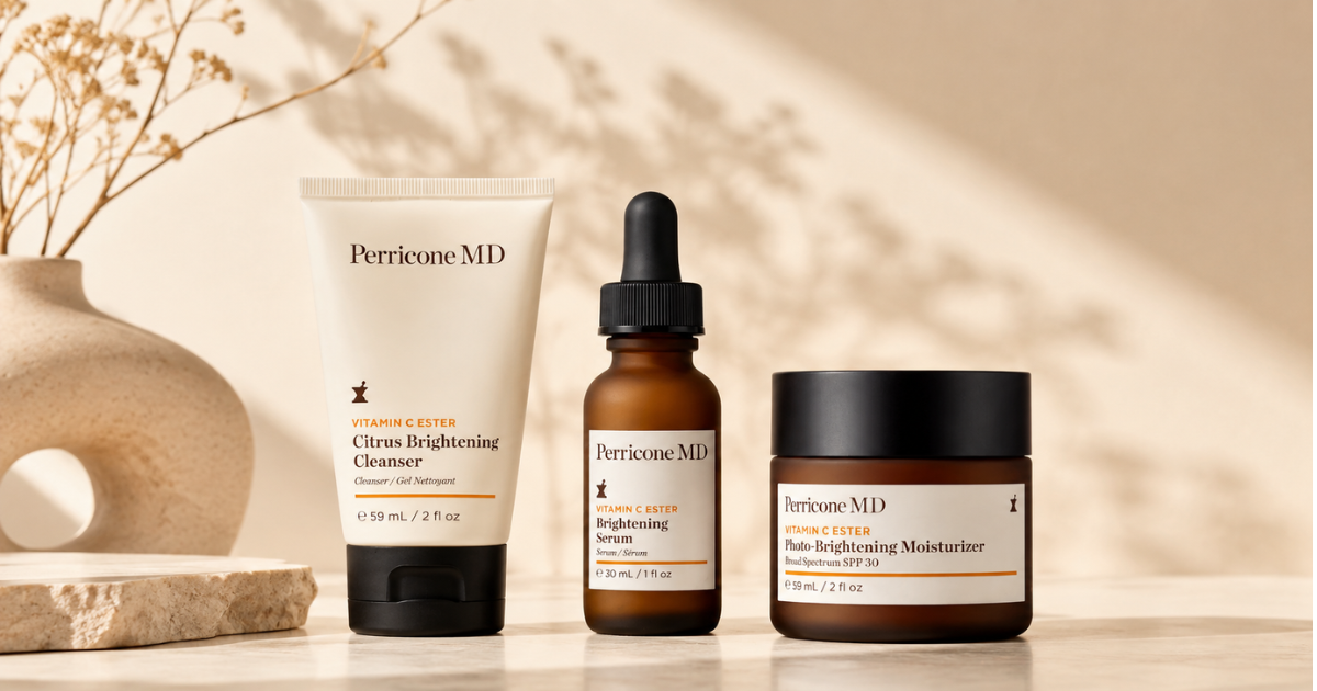 Perricone MD skincare glow up rutina krok za krokem
