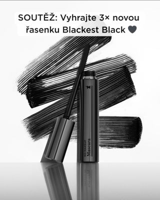 Pohled, který zaujme na první mrknutí. Nová řasenka Blackest Black spojuje pečující složení s okamžitým efektem dokonale...
