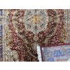 hedvábný perský koberec TABRIZ, 2,5m×3,5m červený/různobarevný výška 4mm