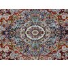 hedvábný perský koberec TABRIZ, 2m×3m červený/různobarevný/květy výška 6mm