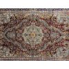 hedvábný perský koberec TABRIZ, 2m×3m červený/různobarevný výška 6mm