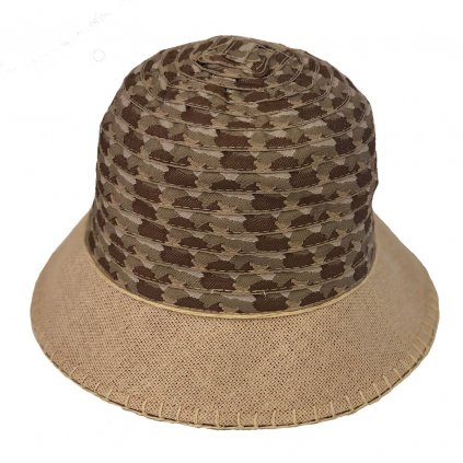 Dámský letní béžový klobouk