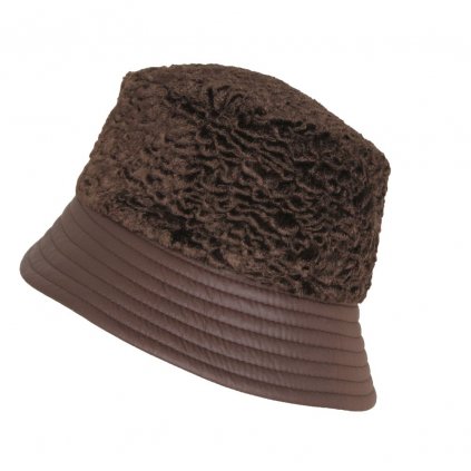 Dámský zimní klobouk (Velikost uni, Barva hnědá)