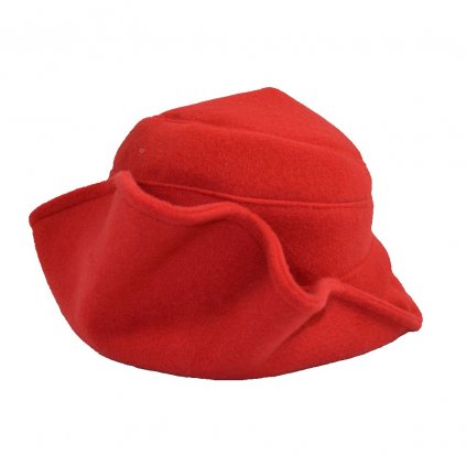 Dámský červený klobouk