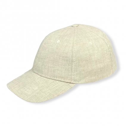 Pánská letní světle béžová kšiltovka (Velikost S (55-57 cm), Barva béžová)