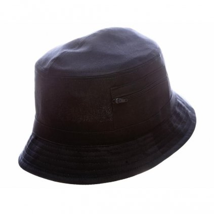 Pánský letní bavlněný modrý klobouk "Bucket hat"