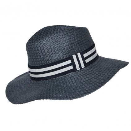 Dámský letní tmavě modrý klobouk