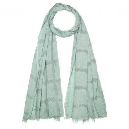 Pánská letní šála (Velikost 70x190 cm, Barva zelená)