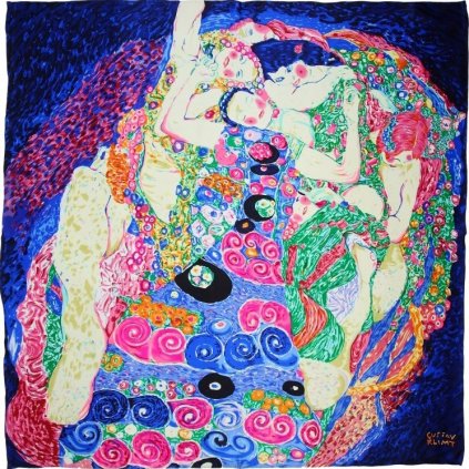 HEDVÁBNÝ ŠÁTEK Gustav Klimt - Děvčata
