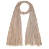 Pánská pruhovaná šála (Velikost 100x200 cm, Barva bílá)