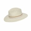 Pánský letní krémový klobouk Fedora (Velikost L (58-59 cm), Barva krémová)