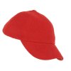 Dámská flaušová kšiltovka (Velikost uni, Barva červená)
