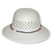 Dámský letní klobouk (Velikost uni, Barva bílá)