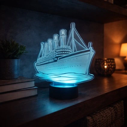 3D lampa titanic