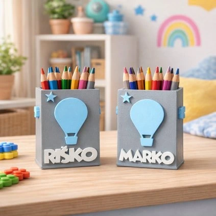 Pastelkovník - stojan na perá a pastelky