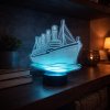 3D lampa titanic