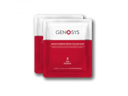 116 genosys intensive repair collagen mask x 10pcs x 23g