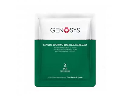 80 genosys soothing bomb sea algae mask x 10pcs x 25g