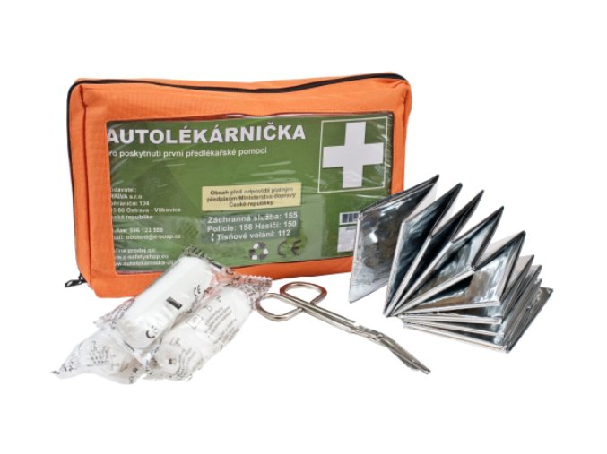 autolékarnička v kortexovém obalu