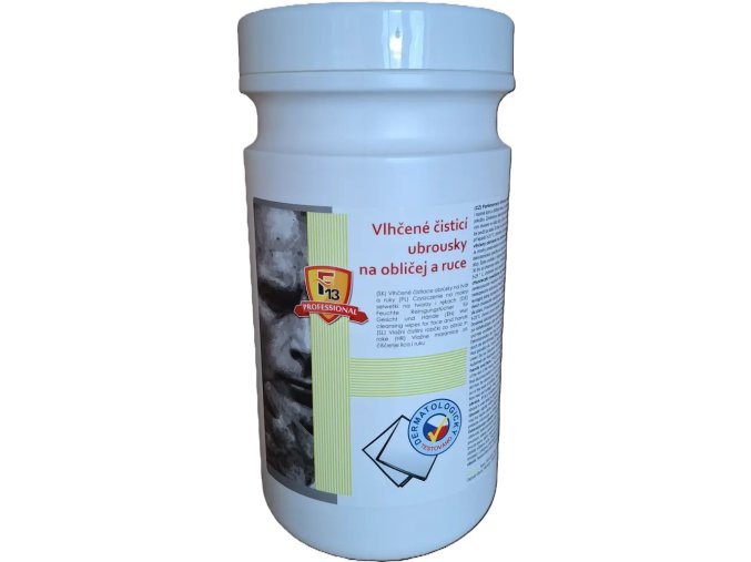 F13 profesionální dekontaminační vlhčené dermo ubrousky