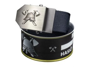 opasek hasiči 3d černý + dárkové balení