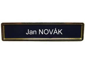 Jmenovka kovová