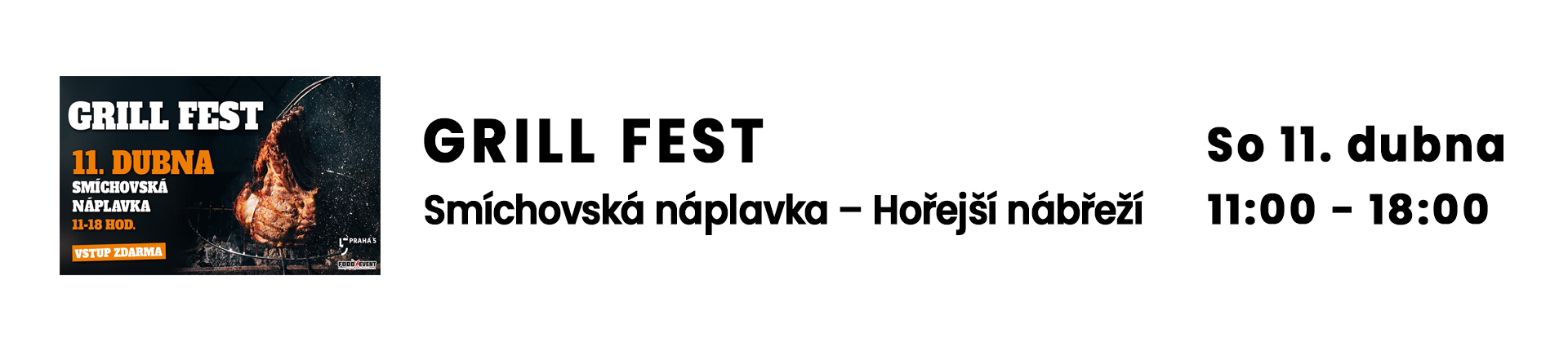 Grill Fest na Smíchovské náplavce