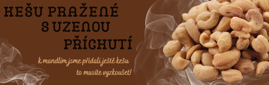 Kešu pražené s uzenou příchutí