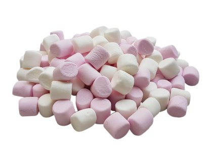 Marshmallow mini růžovo bílé 1 kg