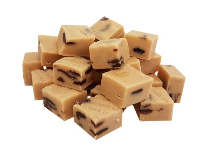 Karamelový fondán s rozinkami a příchutí rumu 2 kg
