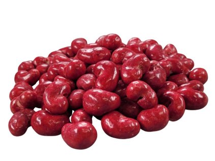 Kešu v bílé čokoládě s malinami 1 kg