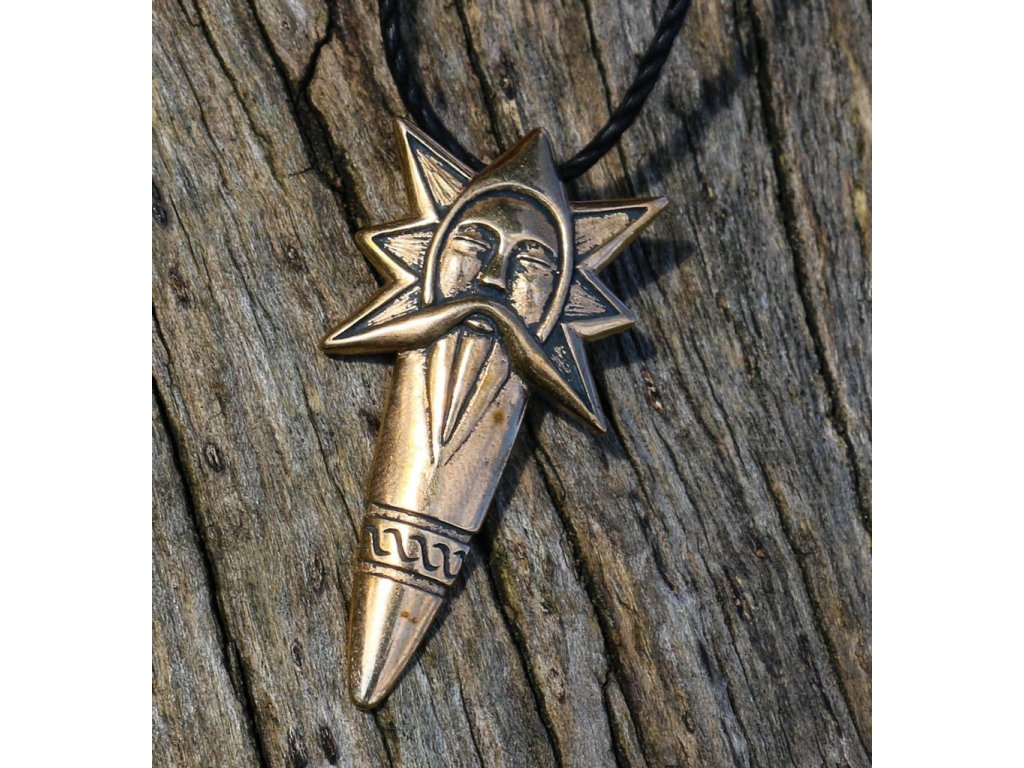 PERUN, slovanský Bůh, přívěšek, bronz