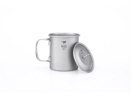 Titanový hrnek s pokličkou 300 ml KEITH