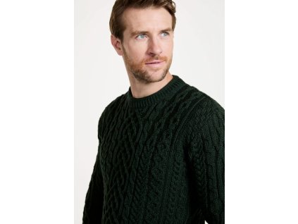 B420 InishturkAranNSweate Mens SupersoftMerino Navy 01 d066fa39 5364 4d93 aa39 247327208e2f