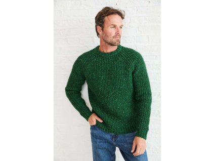 Irský rybářský svetr z donegalské vlny - R892/133