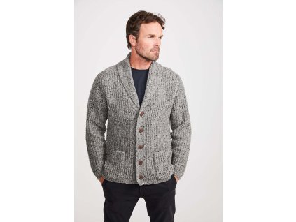 Irský rybářský svetr s šálovým límcem - R893/455