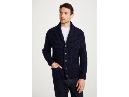 Irský rybářský svetr s šálovým límcem - R893/696