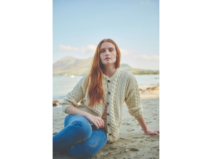 Irský dámský svetr Cardigan - A570/162