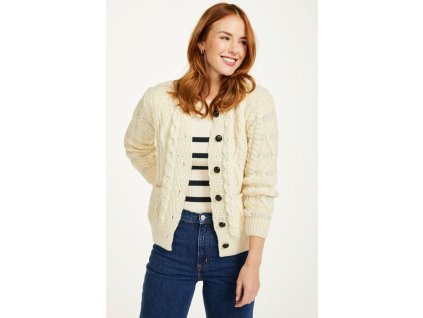 Irský dámský svetr Aran Lumber -B105/149