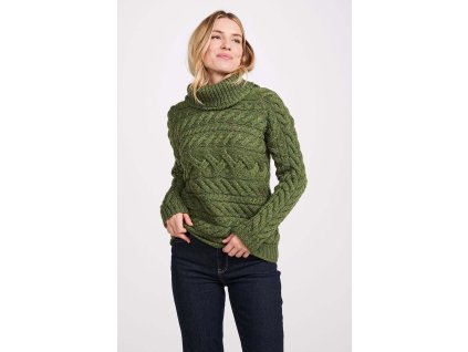 Irský dámský rolákový svetr -B145/430